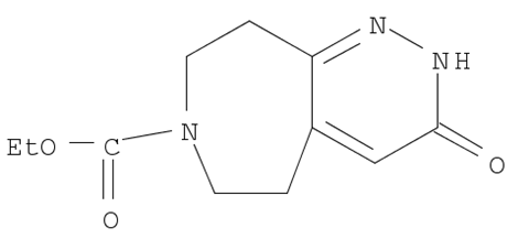 Ethyl3-hydroxy-8，9-dihydro-5H-pyridazino[3，4-d]azepine-7(6H)-carboxylate